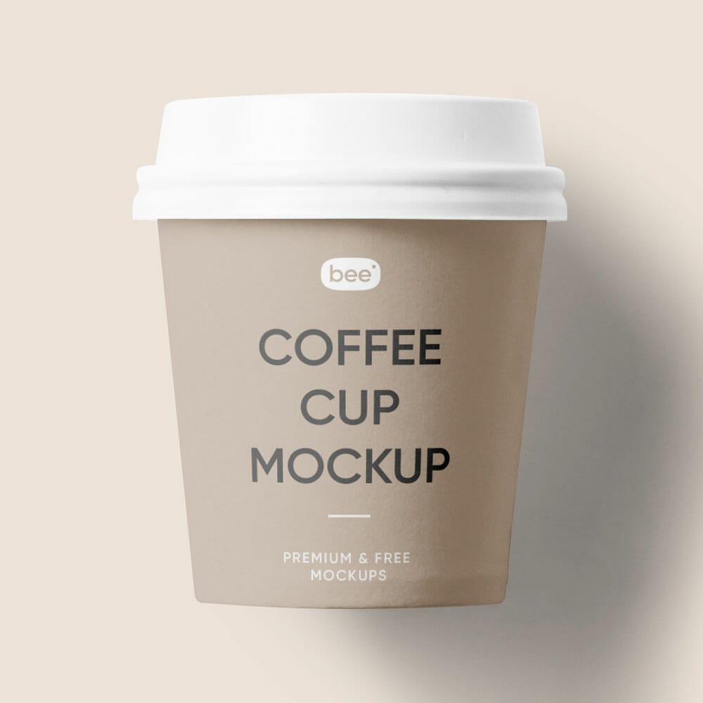 Free Small Coffee Cup Mockup