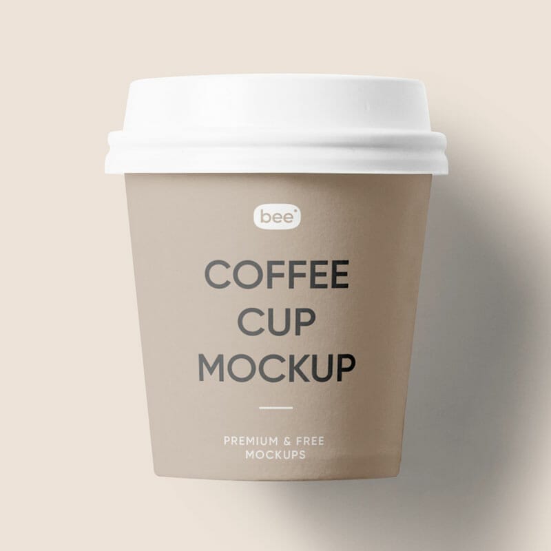 Free Small Coffee Cup Mockup