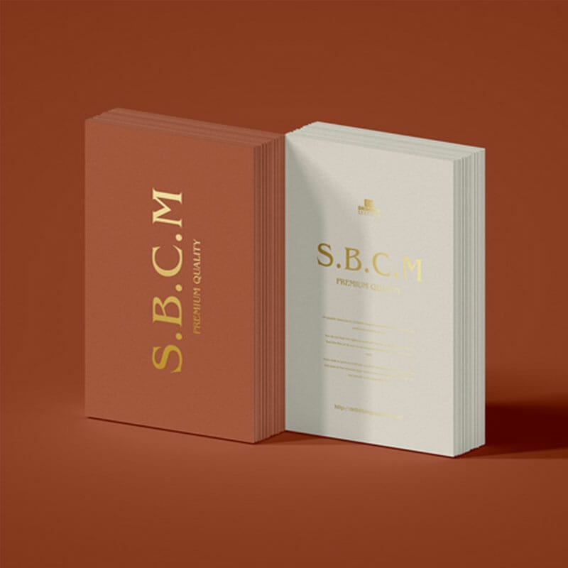 Free Stand Up Stack Of Business Card Mockup