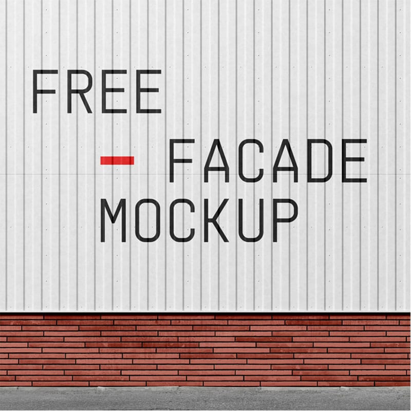 Metal Facade Mockup
