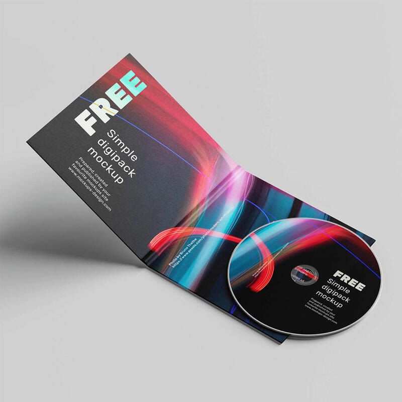 Simple Digipack Mockup