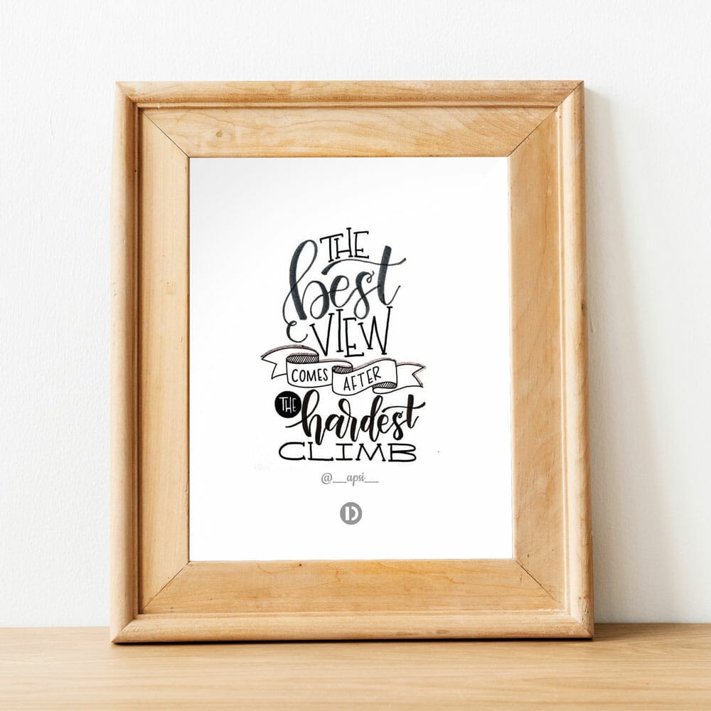 Simple Frame Mockup Free PSD