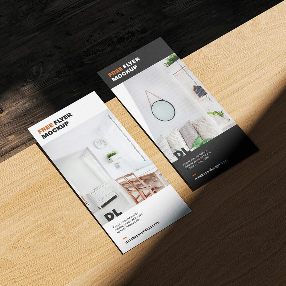 Single DL Flyer PSD Template