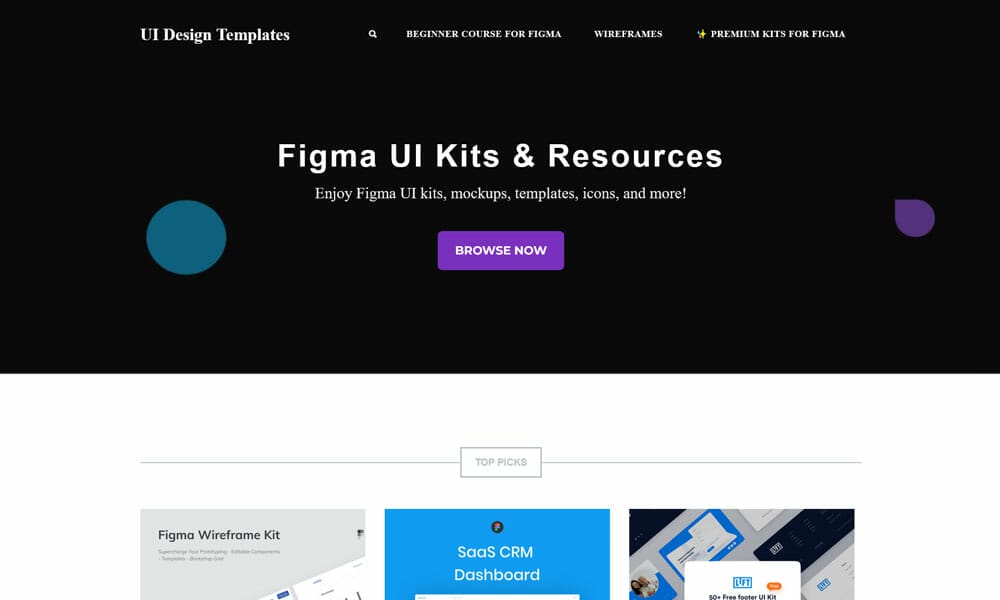 The Ultimate Free Figma Resources 2022 8 UI Design Templates