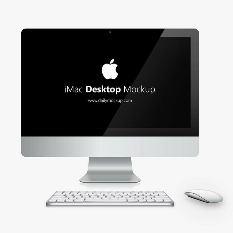 free desktop frame mock ups