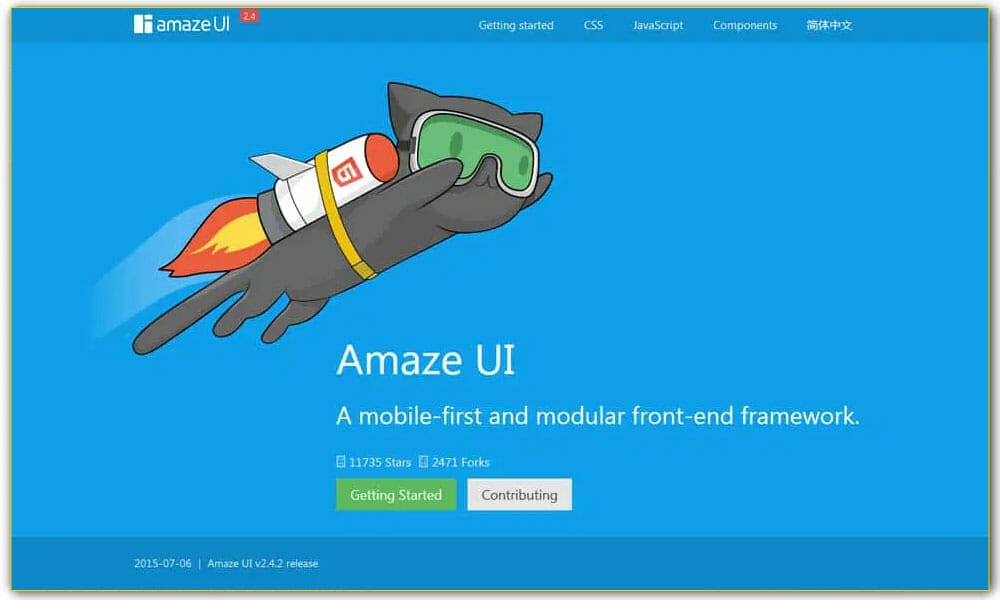 Amaze UI Mobile First CSS Framework