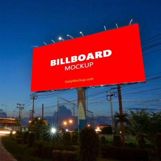 Billboard Mockup Free PSD