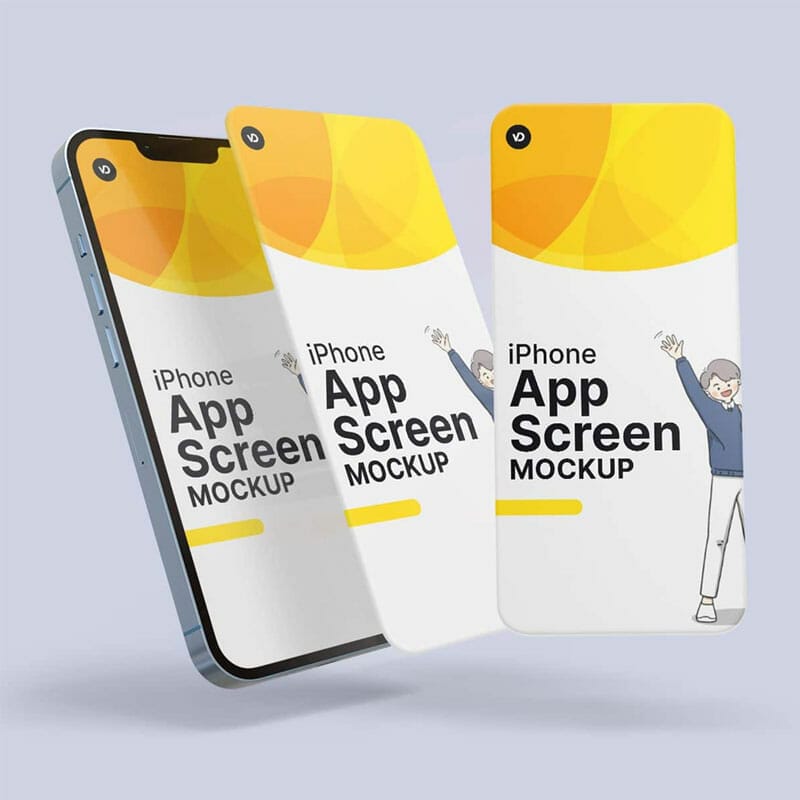 Floating IPhone App Screen Mockups » CSS Author