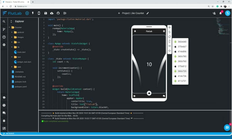 15+ Best IDE And Tools For Flutter App Development 2023