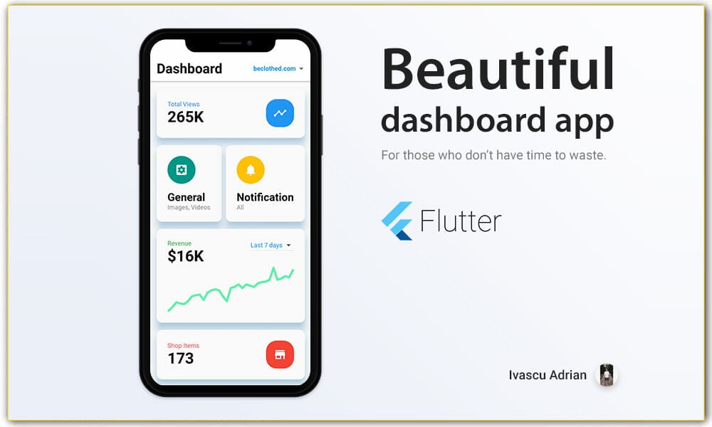Flutter Dashboard Concept App