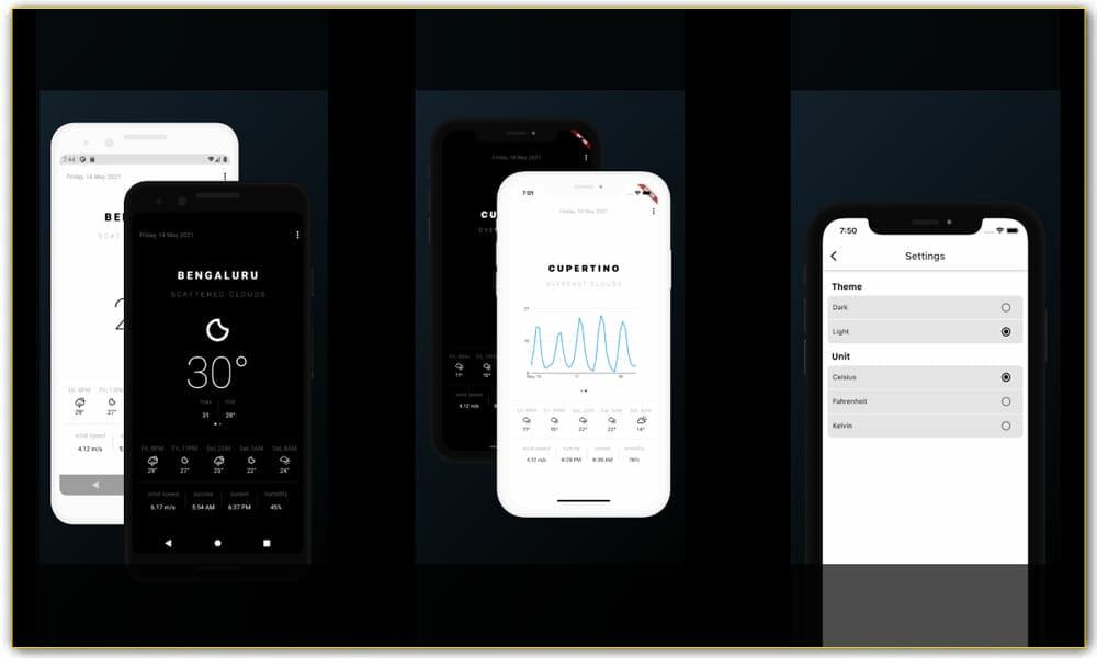 Flutter Weather App Template