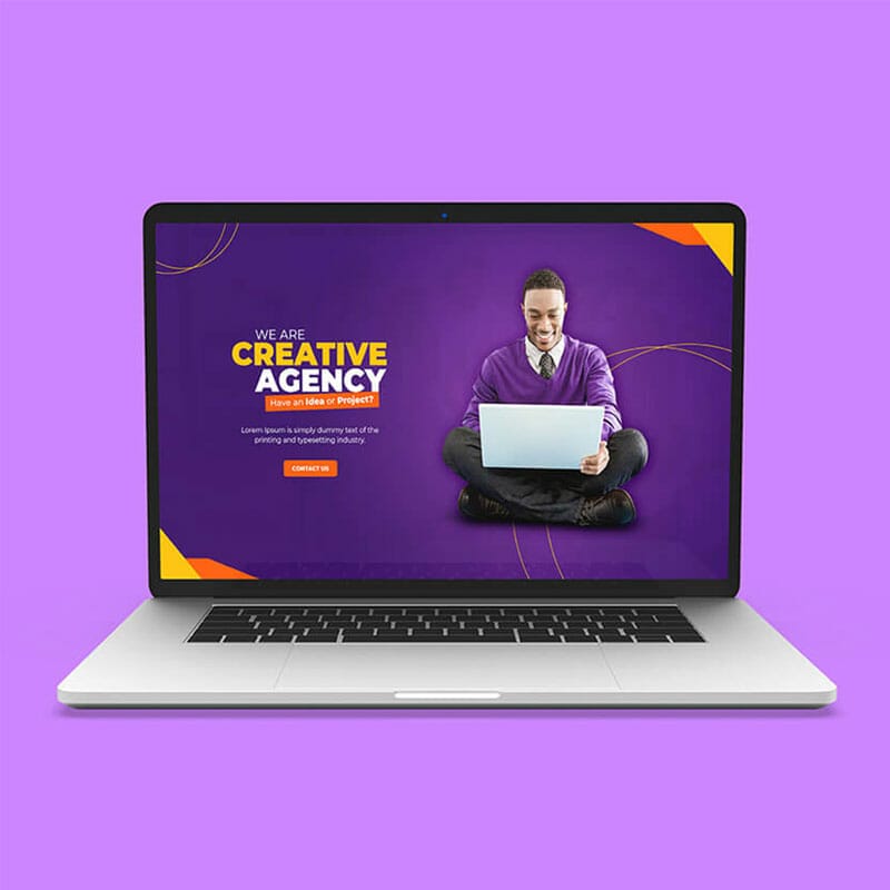 Free Banner Ad Mockup PSD Template