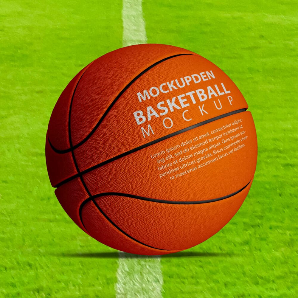 Free Basketball Mockup PSD Template