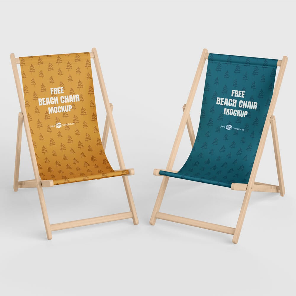 Free Beach Chair Mockup