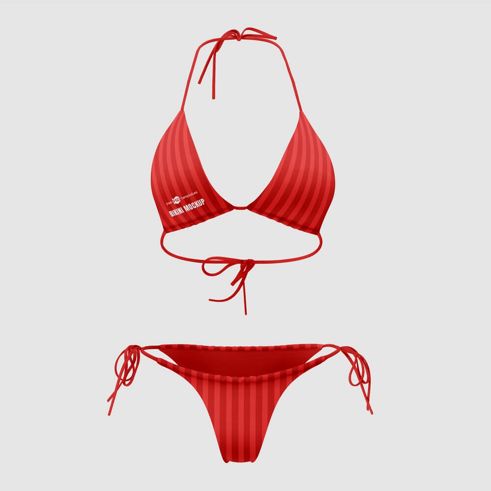 Free Bikini Mockup Set