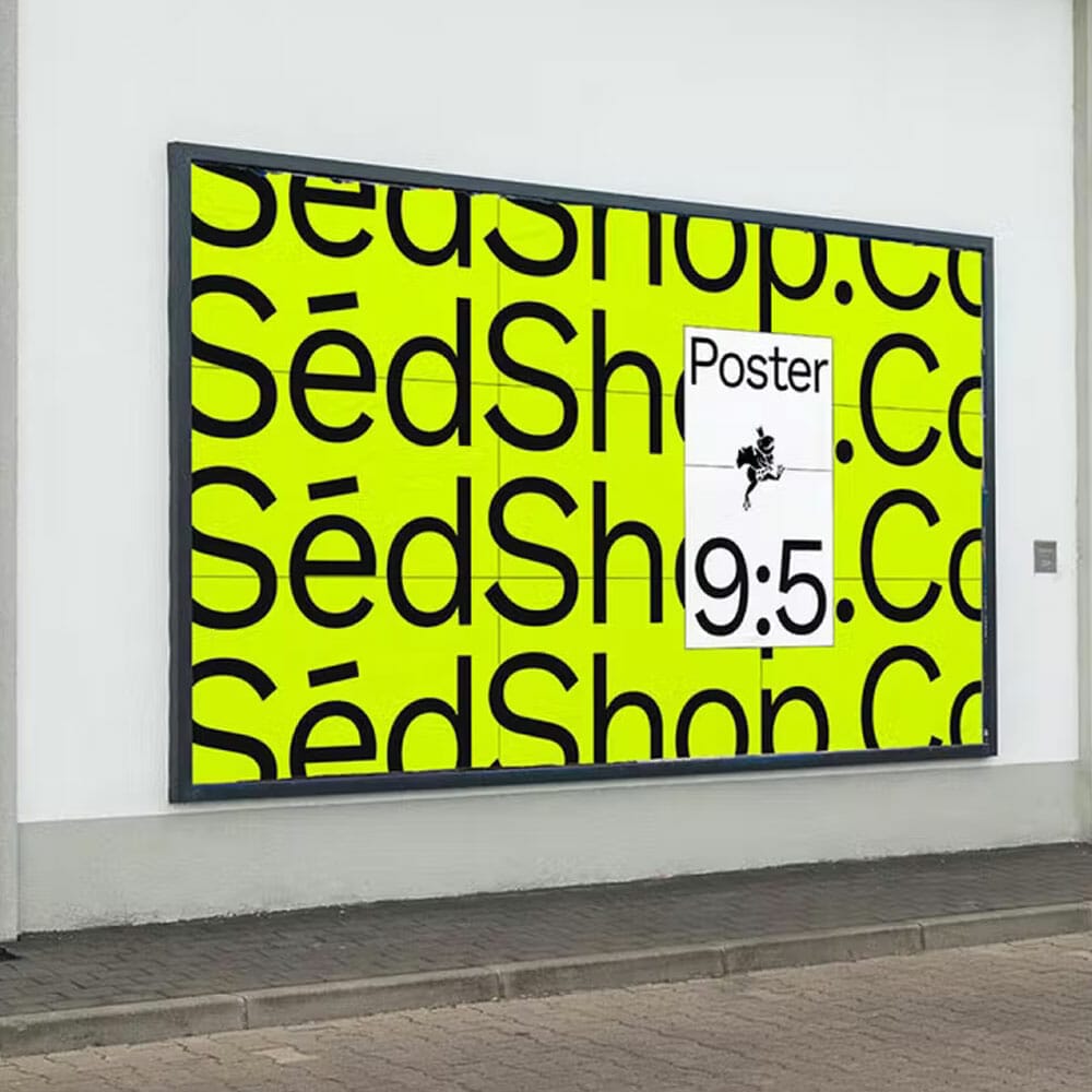 Free Billboard Poster Mockup