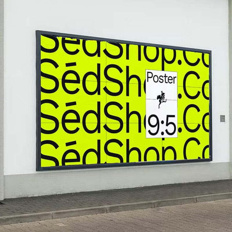 Free Billboard Poster Mockup