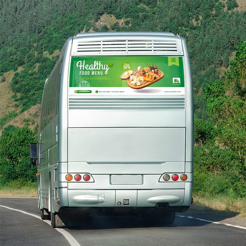 Free Busdoor Mockup PSD Template