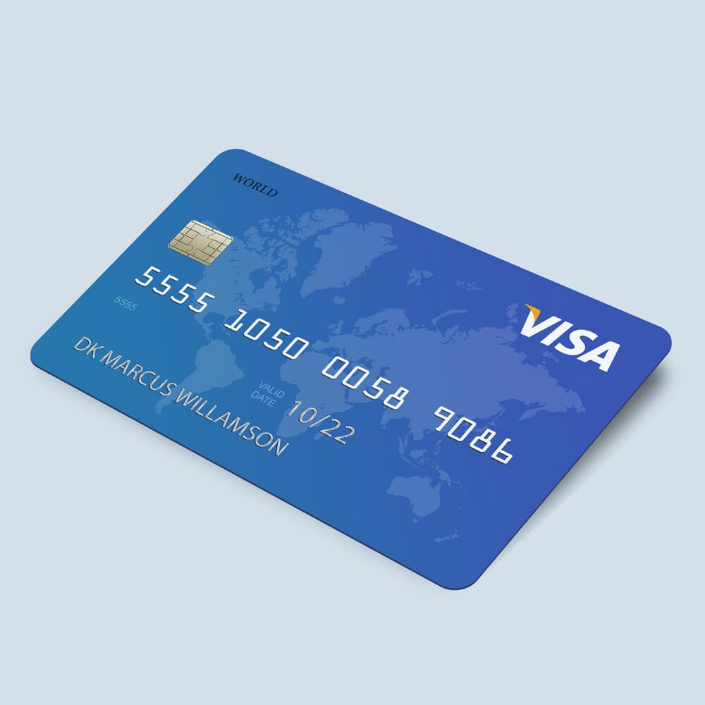 Free Credit Card Mockup PSD