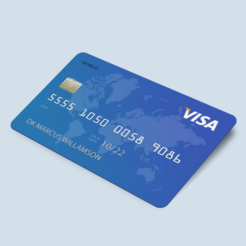 Free Credit Card Mockup PSD