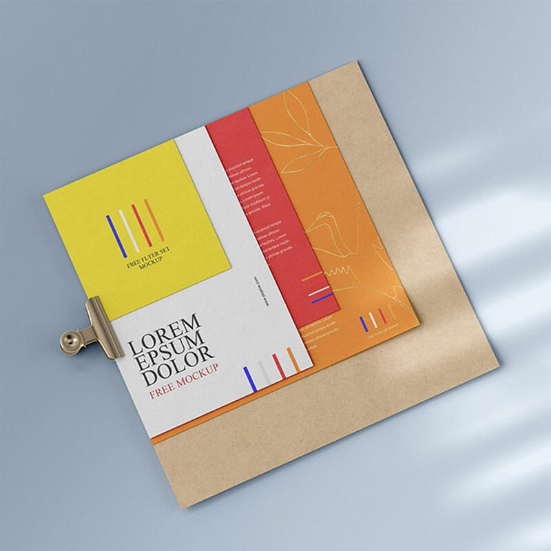 Free Flyer PSD Mockup