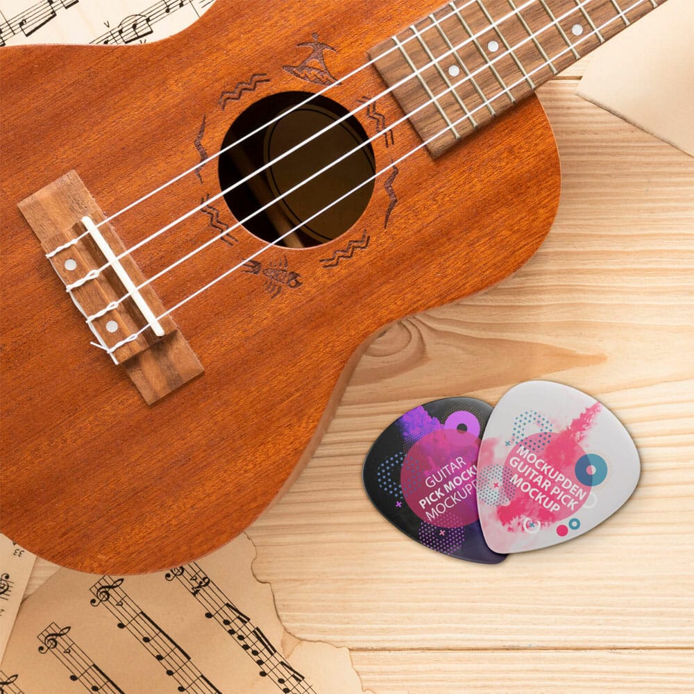 Ukulele pick online template