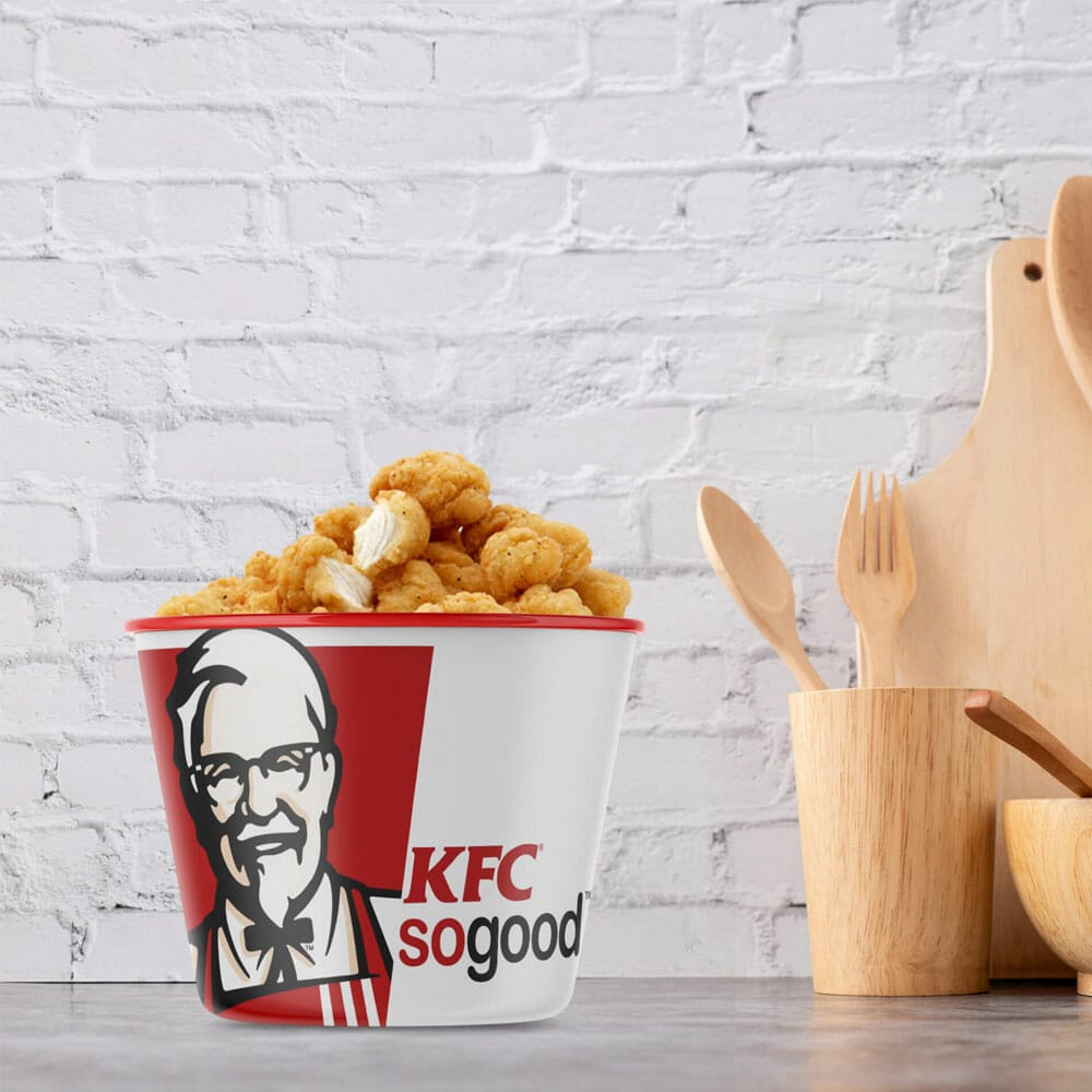Free KFC Bucket Mockup PSD Template