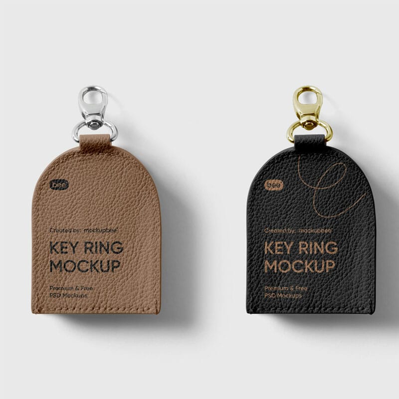 Free Key Ring Mockup