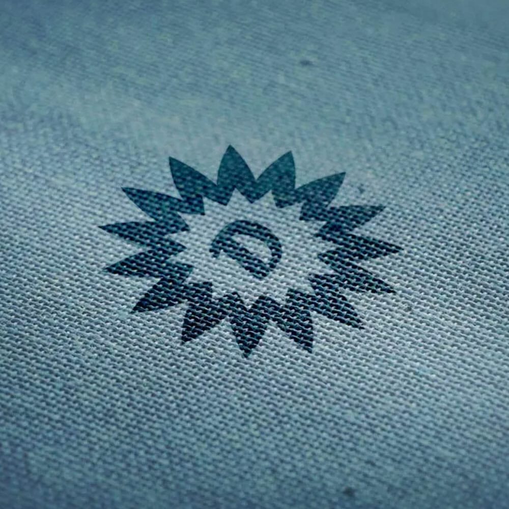 Free Logo Mockup On Wool Fabric Texture