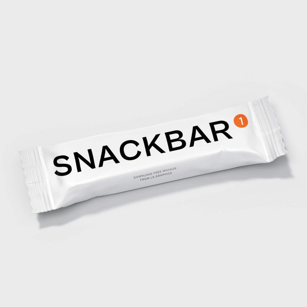 Free Matte Snack Bar High-Quality Mockup