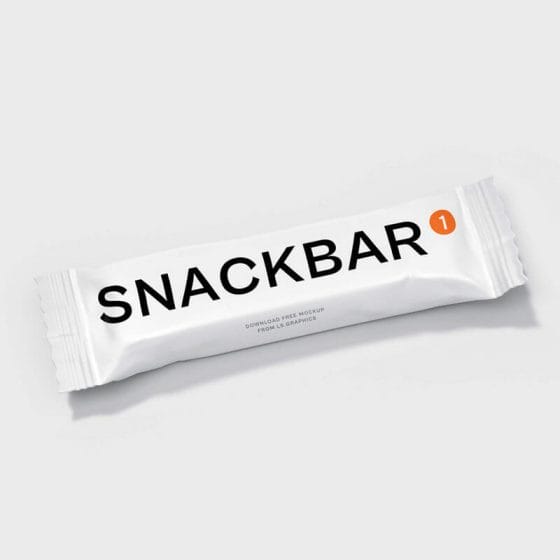 Free Matte Snack Bar High-Quality Mockup