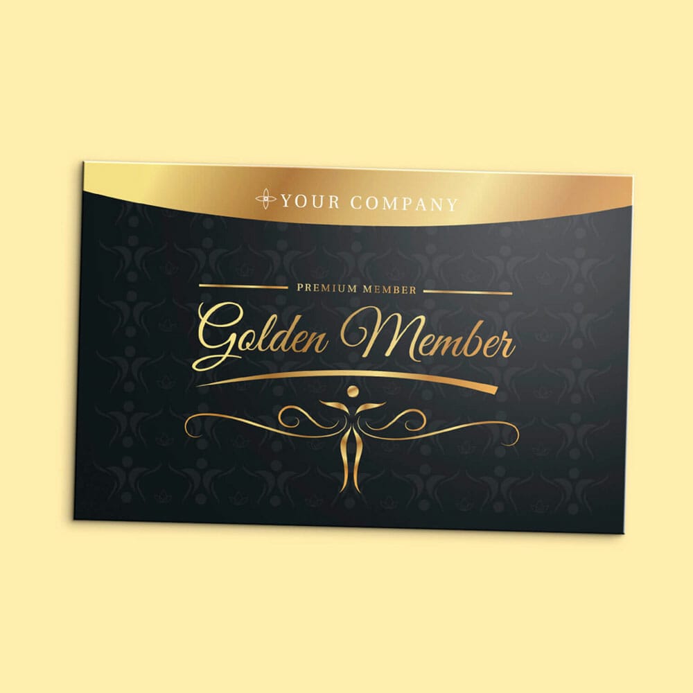 Free Membership Card Mockup PSD Template