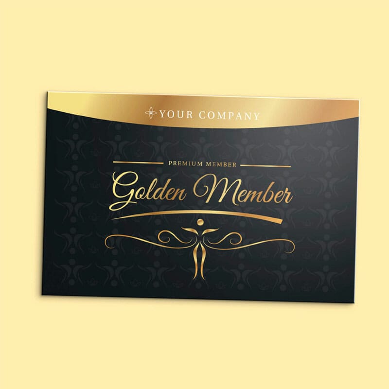 Free Membership Card Mockup PSD Template