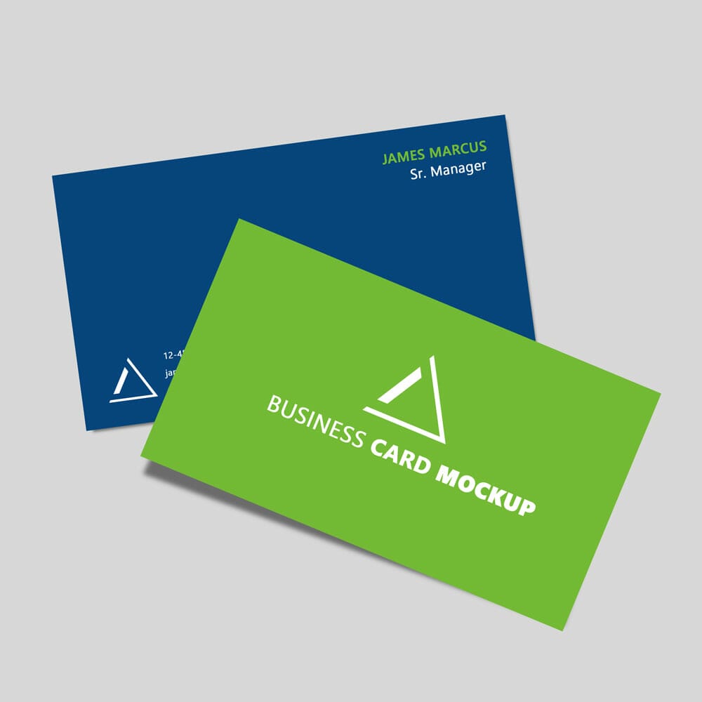 Free PSD Business Card Mockup