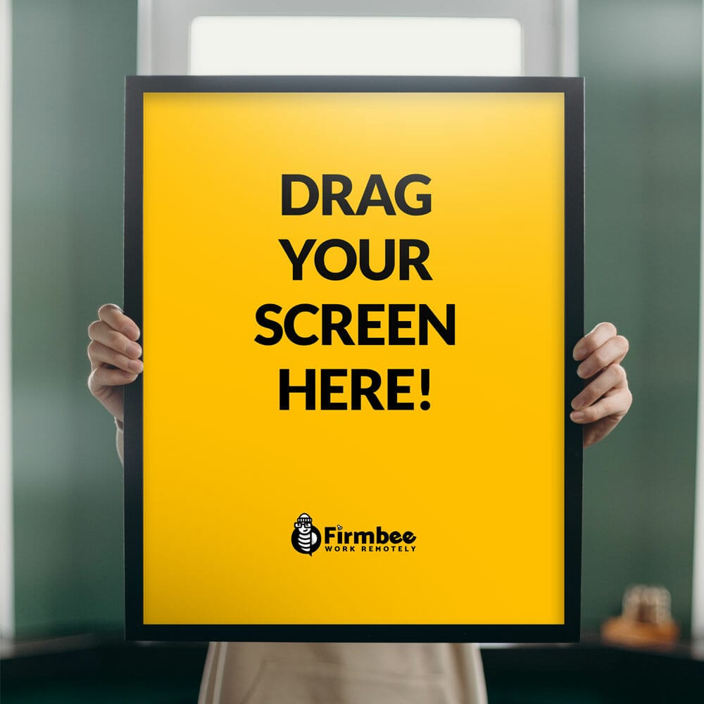 Free Poster Mockup PSD Template