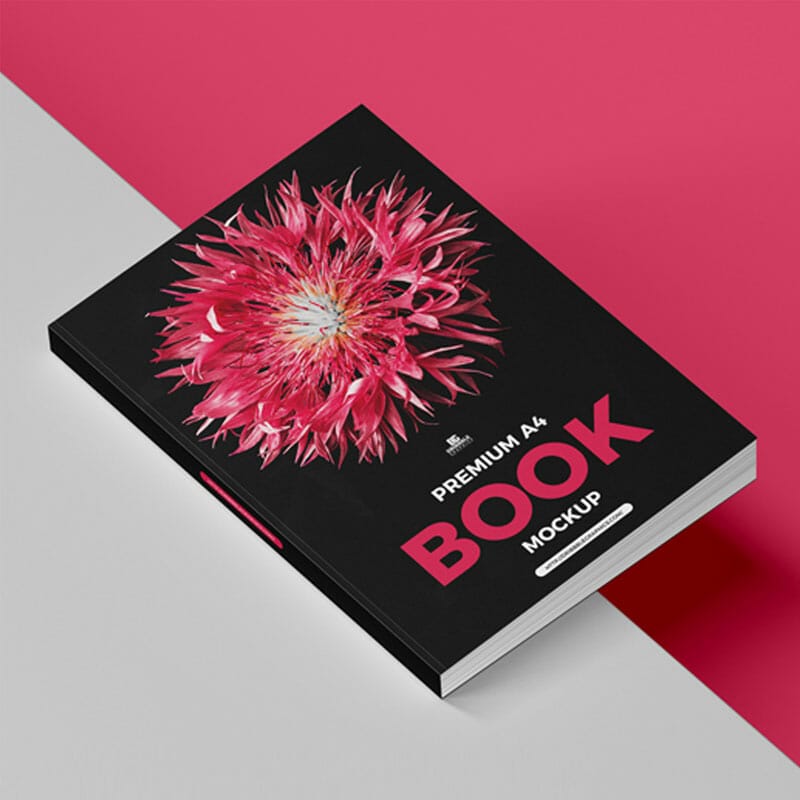 Free Premium A4 Book Mockup