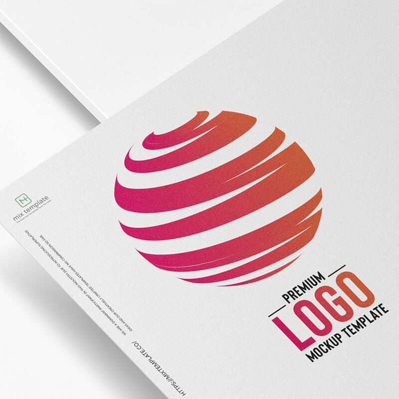 Free Premium Logo Mockup Template