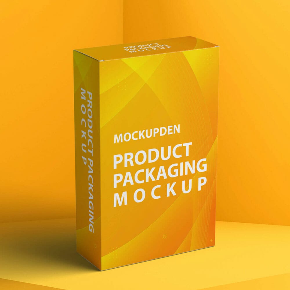Free Product Packaging Mockup PSD Template