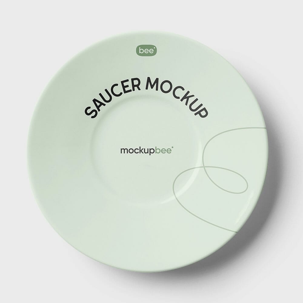 Free Saucer Mockup