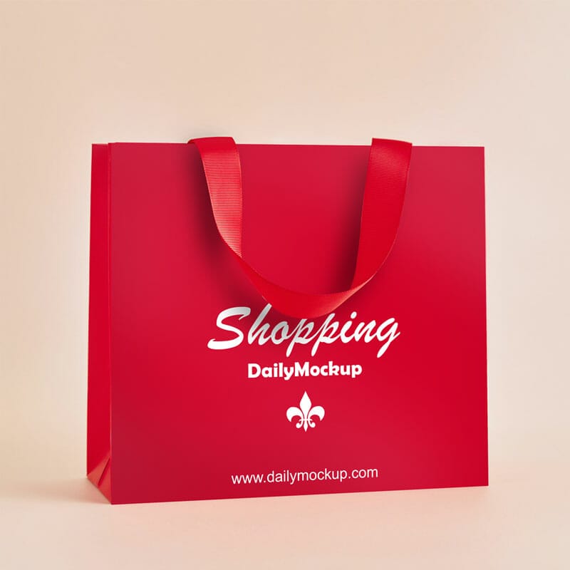 Free Shopping Bag Mockup PSD Template
