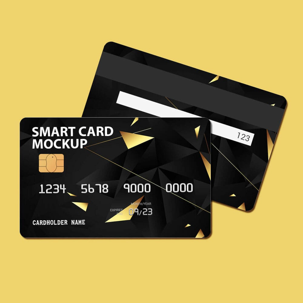 Free Smart Card Mockup PSD Template