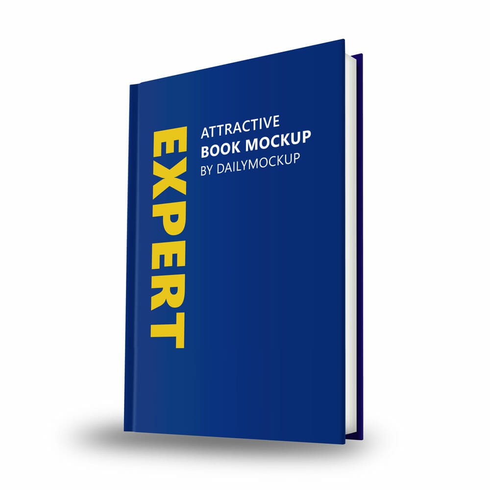 Free Standing View Book Mockup