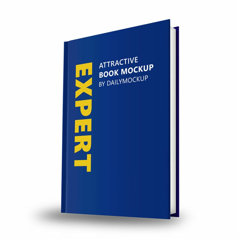 Free Standing View Book Mockup