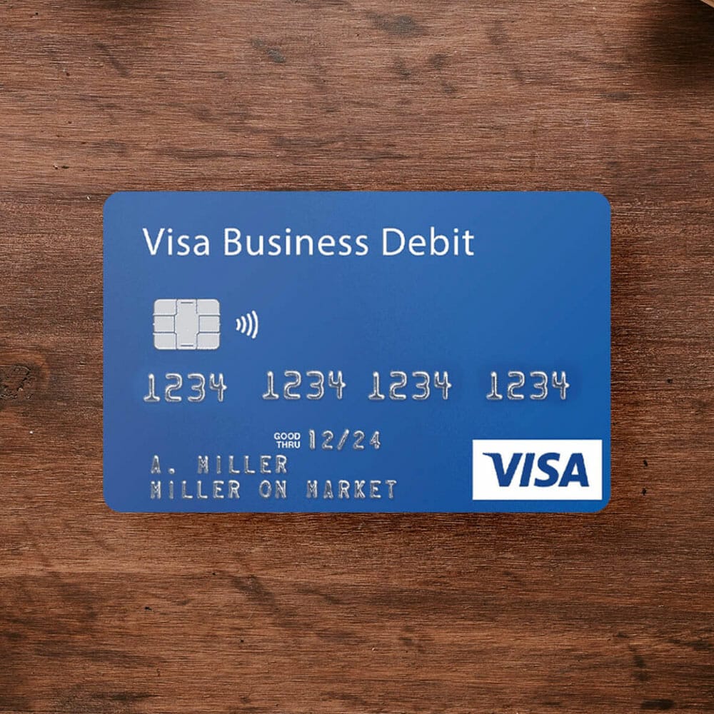 Free Visa Card Mockup PSD Template