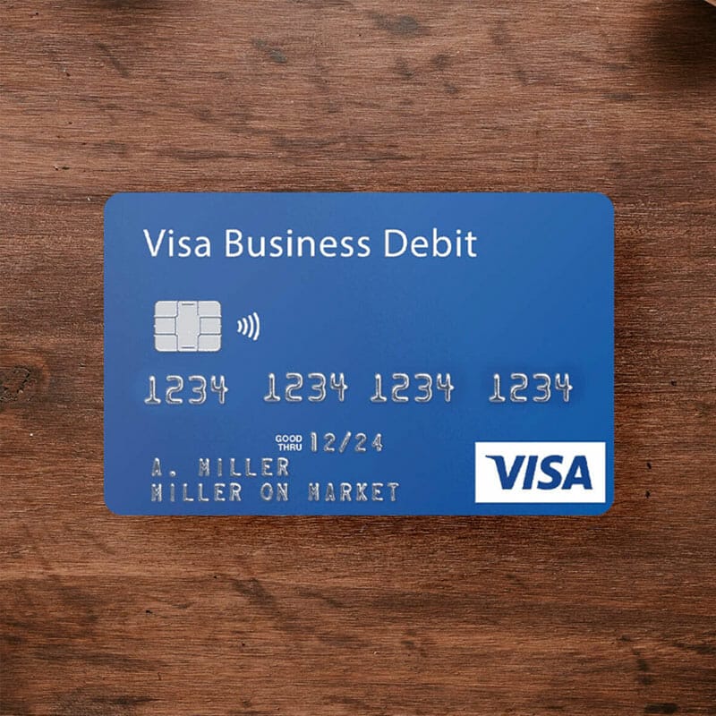 Free Visa Card Mockup PSD Template