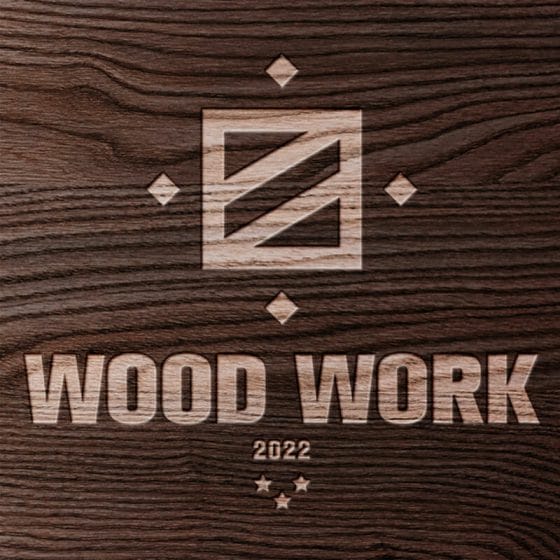 Free Wooden Logo Mockup