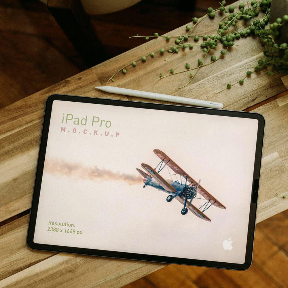 Free iPad Pro 2022 Mockup PSD
