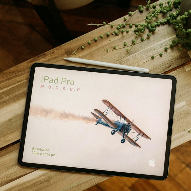 Free iPad Pro 2022 Mockup PSD