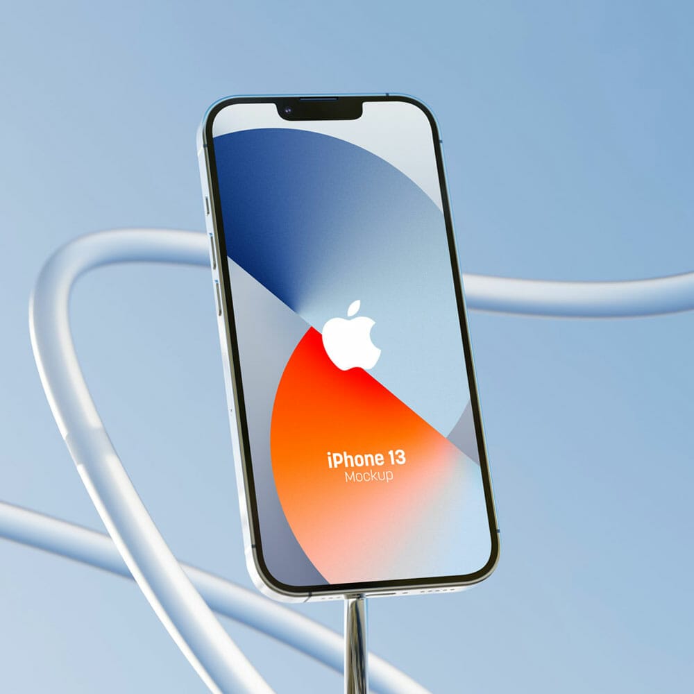 Free iPhone 13 Mockup PSD