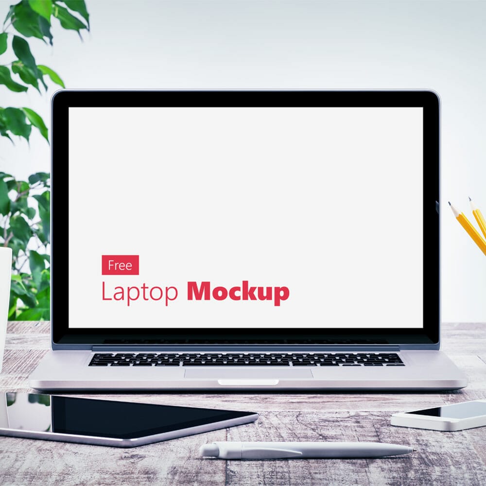 Laptop Mockup Free PSD